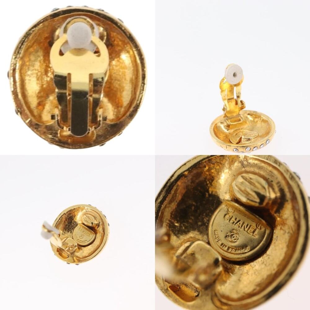 Chanel CC Rhinestone Earring - Picture 3 of 4